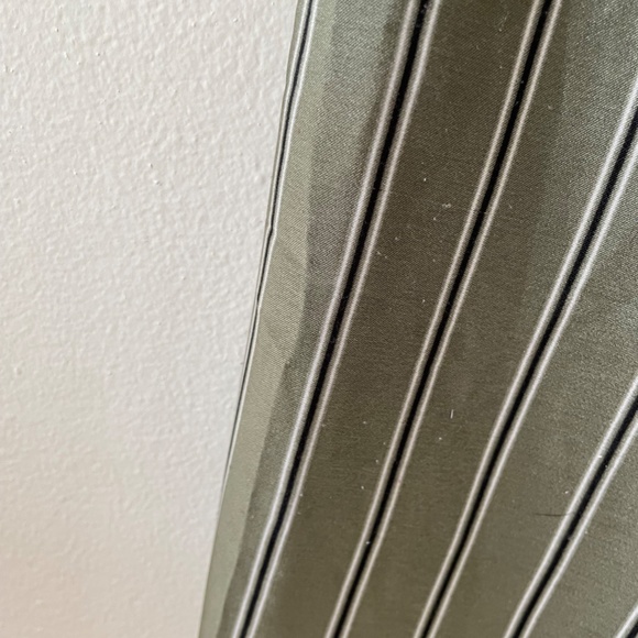 4SI3NNA Striped Green Jumpsuit with a Center Cutout - Picture 12 of 14